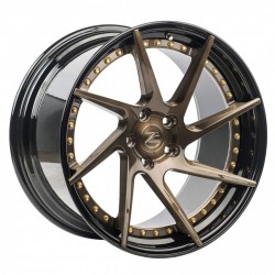 ZP.FORGED 3 Super Deep Concave | Brushed Bronze / Gloss Black Lip